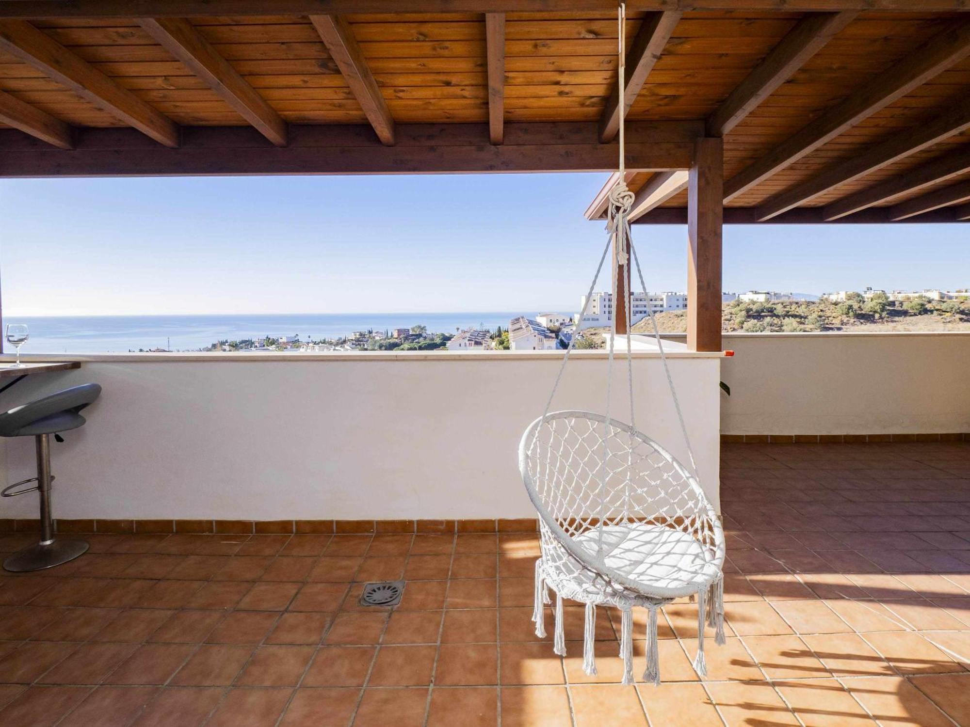 Atico Con Vistas Al Mar Piscina Y Parking Appartement Málaga Buitenkant foto