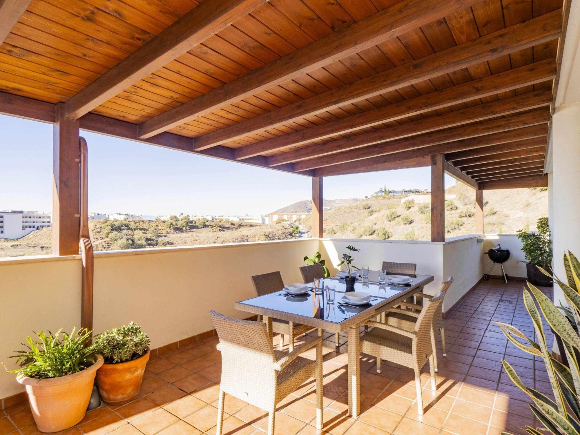 Atico Con Vistas Al Mar Piscina Y Parking Appartement Málaga Buitenkant foto